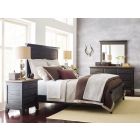 Kincaid Furniture Plank Road Jessup Panel King Bedroom Set in Charcoal