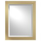 Hubbardton Forge Metra Beveled Mirror in Modern Brass