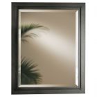 Hubbardton Forge Metra Large Beveled Mirror in Dark Smoke