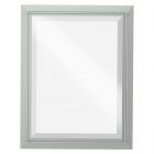 Hubbardton Forge Metra Large Beveled Mirror in Vintage Platinum