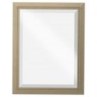 Hubbardton Forge Metra Large Beveled Mirror in Soft Gold