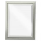 Hubbardton Forge Metra Large Beveled Mirror in Sterling