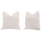 Essentials For Living Stitch & Hand The Basic 22" Essential Pillow in Bisque - Set of 2 (Dropshippable)