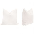 Essentials For Living Stitch & Hand The Basic 26" Essential Euro Pillowin Performance Boucle Snow - Set of 2 (Dropshippable)