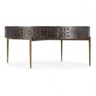Hooker Furniture Commerce & Market Carved Round Cocktail Table