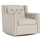 Bernhardt Candace Leather Swivel Chair #352-002 (Grade L3)