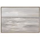 Bassett Mirror Company Modern Metallics Silver Landscape Canvas Art