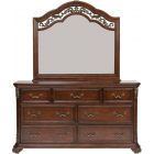 Liberty Furniture Messina Estates Dresser & Mirror (737-BR-DM)