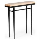 Hubbardton Forge Wick 30" Console Table in Black 750104-1012