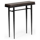 Hubbardton Forge Wick 30" Console Table in Black 750104-1014