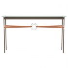 Hubbardton Forge Equus Console Table in Bronze, Glass Top (VA) 750118-1058
