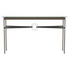 Hubbardton Forge Equus Console Table in Bronze, Glass Top (VA) 750118-1059