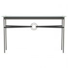 Hubbardton Forge Equus Console Table in Dark Smoke, Glass Top (VA) 750118-1065