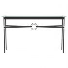 Hubbardton Forge Equus Console Table in Black, Glass Top (VA) 750118-1134