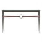 Hubbardton Forge Equus Console Table in Oil Rubbed Bronze, Glass Top (VA) 750118-1309