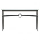 Hubbardton Forge Equus Console Table in Oil Rubbed Bronze, Glass Top (VA) 750118-1311