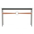 Hubbardton Forge Equus Console Table in Oil Rubbed Bronze, Glass Top (VA) 750118-1313