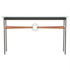 Hubbardton Forge Equus Console Table in Oil Rubbed Bronze, Glass Top (VA) 750118-1316