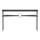 Hubbardton Forge Equus Console Table in Oil Rubbed Bronze, Glass Top (VA) 750118-1317