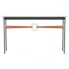 Hubbardton Forge Equus Console Table in Oil Rubbed Bronze, Glass Top (VA) 750118-1319