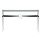 Hubbardton Forge Equus Console Table in Vintage Platinum, Glass Top (VA) 750118-1239