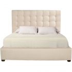 Bernhardt Interiors Avery 66"H Button-Tufted Bed, Queen