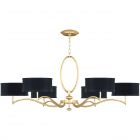 Fine Art Allegretto 51" Round Chandelier in Gold Leaf - 771740-34