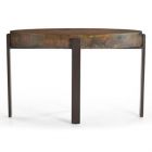 A.R.T. Furniture Artifact Shaw Demilune Console Table in Antique Bronze (AAF)