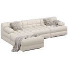 Eichholtz 4pc Sectional Dean - Boucle Cream