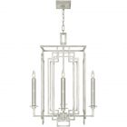 Fine Art Cienfuegos 22" Square Chandelier in Silver Leaf - 889040-4