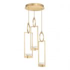 Fine Art Delphi 18.75" Round Pendant - Gold