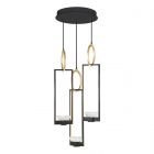 Fine Art Delphi 18.75" Round Pendant - Black