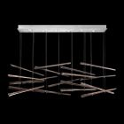 Fine Art Elevate 62" Rectangular Pendant in Silver Leaf - 894840-152ST