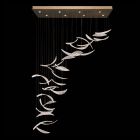 Fine Art Elevate 54" Rectangular Pendant in Gold Leaf - 894840-211