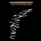 Fine Art Elevate 54" Rectangular Pendant in Gold Leaf - 894840-221