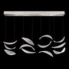 Fine Art Elevate 51" Rectangular Pendant in Silver Leaf - 895140-111