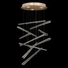 Fine Art Elevate 23" Round Pendant in Gold Leaf - 895640-241