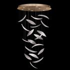 Fine Art Elevate 32" Round Pendant in Gold Leaf - 895840-221