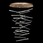 Fine Art Elevate 34" Round Pendant in Gold Leaf - 895840-231