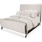 AICO Michael Amini Paris Chic Tufted Sleigh Bed, California King (Promo)