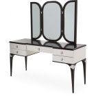 AICO Michael Amini Paris Chic Vanity Desk with Mirror