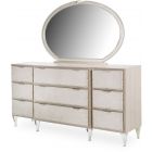 AICO Michael Amini Camden Court Dresser with Oval Mirror (CL1A) - CLEARANCE SALE