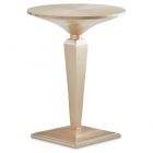 AICO Michael Amini Malibu Crest Round Pedestal Tea Table - Chardonnay (Promo)
