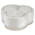 AICO Michael Amini Malibu Crest Cocktail Ottoman - Chardonnay (Promo)