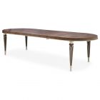 AICO Michael Amini Villa Cherie Oval Dining Table With Leaves - Hazelnut (Promo)