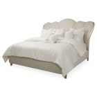 AICO Michael Amini Villa Cherie Queen Upholstered Bed - Caramel (Promo)
