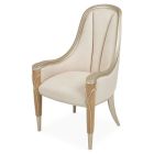 AICO Michael Amini Villa Cherie Arm Chair - Pearl