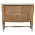 AICO Michael Amini Villa Cherie Night Stand - Caramel