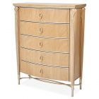 AICO Michael Amini Villa Cherie Highboy Drawer Chest - Caramel (Promo)