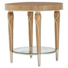 AICO Michael Amini Villa Cherie End Table - Caramel (Promo)